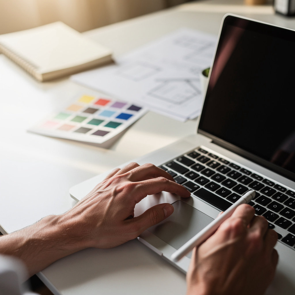 Juniper Gardens San Diego team collaborating on a professional website design project for a local San Diego business